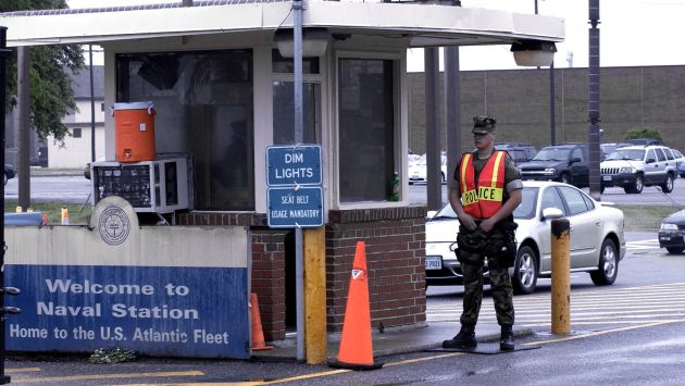 Estados Unidos: Dos muertos por tiroteo en base naval de Norfolk. (AP)