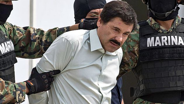 ‘El Chapo’ Guzmán dijo que es una agricultor y que gana US$1,500 mensuales. (AFP)