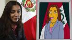 Marisol Espinoza apareció en Los Simpsons. (Internet/USI)