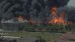 Estados Unidos: Incendio consume edificio de departamentos en Houston