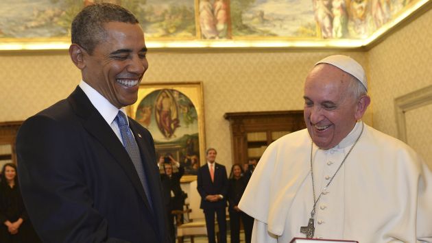 El papa Francisco y Barack Obama se reunieron hoy. (Reuters)