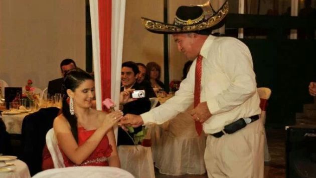 Alcalde de Chiclayo, Roberto Torres, y su pareja Katiuska del Castillo. (USI)