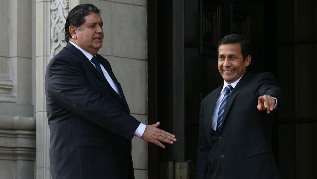 Alan García dijo que le parece extraño que Ollanta Humala no haya salido a aclarar rumores sobre un presunto hijo extramatrimonial. (Perú21)
