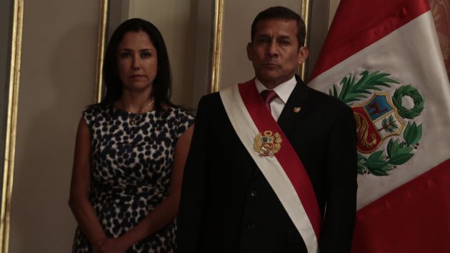Palacio de Gobierno negó problemas entre Ollanta Humala y Nadine Heredia. (Perú21)