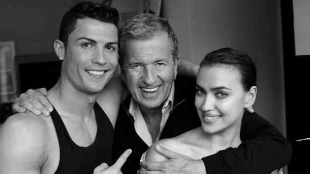 Cristiano Ronaldo e Irina Shayk fueron fotografiados por Testino. (Instagram)