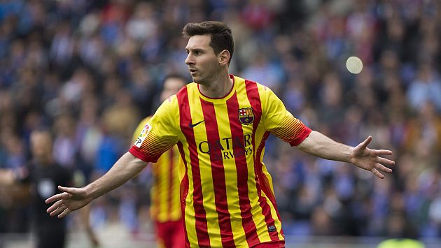 Lionel Messi anotó de penal a los 77 minutos. (EFE)