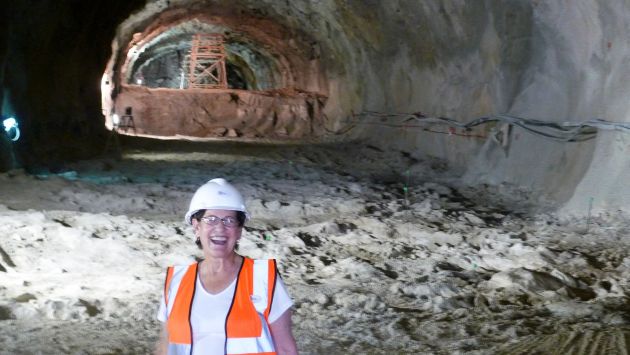 Susana Villarán y los túneles olvidados de Santa Rosa. (Perú21)