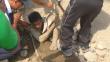 Cieneguilla: Derrumbe de arena sepulta a un obrero [Fotos]