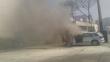 San Isidro: Incendio de auto en Av. Paseo de la República causó tráfico vehicular