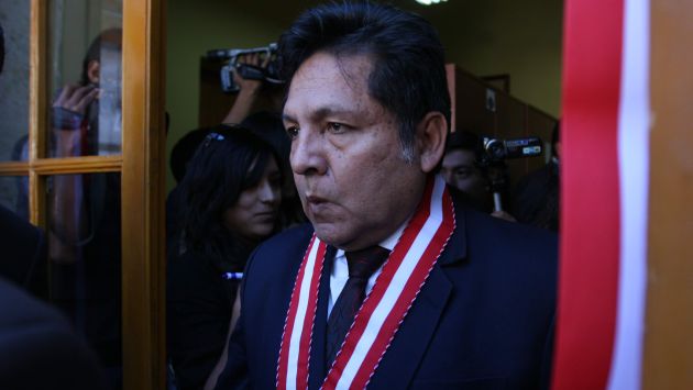 Modesto Julca denunció a fiscal Carlos Ramos Heredia por caso Áncash. (Heiner Aparicio)