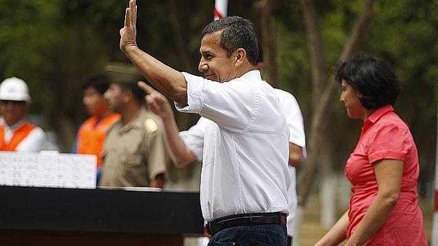 Ollanta Humala llegó a Lambayeque para presidir un Consejo de Ministros descentralizado. (Perú21)