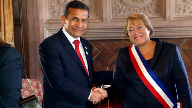 Ollanta Humala expresó condolencias a Michelle Bachelet por víctimas. (USI)