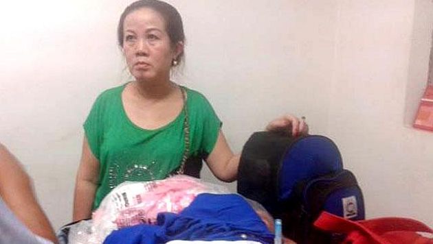Ciudadana vietnamita llevaba droga en su maleta. (Juan Nunura)