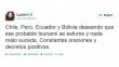 Terremoto en Chile: Se burlan de Lucero por error en comentario en Twitter