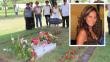 Edita Guerrero: Deudos visitan su tumba a un mes de su partida