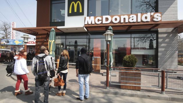 Crimea: McDonald\'s cierra locales argumentando