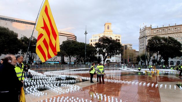 Cataluña: Quieren declarar secesión en abril de 2015. (EFE)