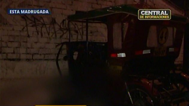 Mototaxista murió al estrellarse contra una pared de concreto. (RPP TV)