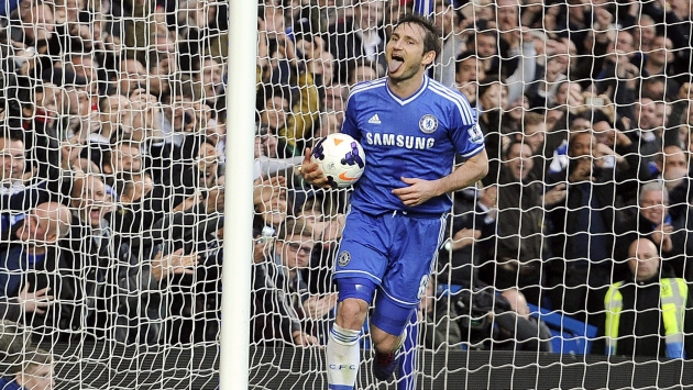 Frank Lampard hizo el segundo. (AFP)