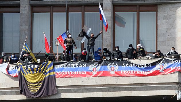 Ucrania: Activistas prorrusos proclaman la independencia de Donetsk. (Reuters)