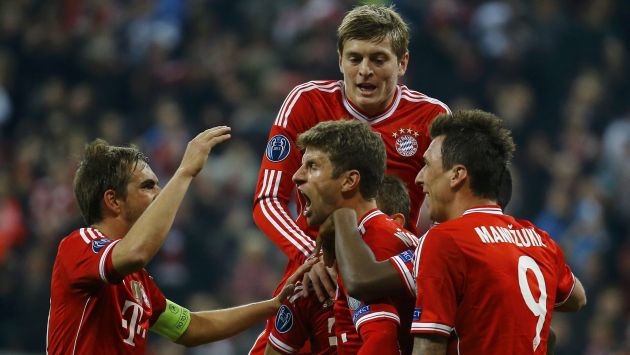 Bayern Munich le clavó la estocada al Manchester United. (Reuters)