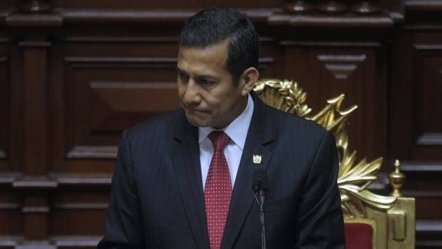 Ollanta Humala hablará ante comisión López Meneses. (Nancy Dueñas)