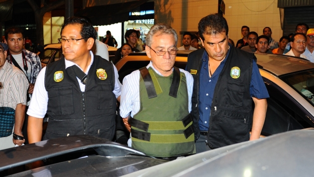 Policía detuvo a Alfredo Crespo, líder del Movadef y abogado de Abimael Guzmán. (Difusión)