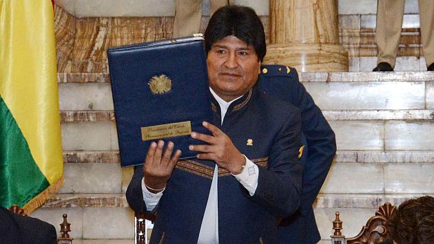 La Haya: Evo Morales presentará el martes memoria de demanda contra Chile. (EFE)