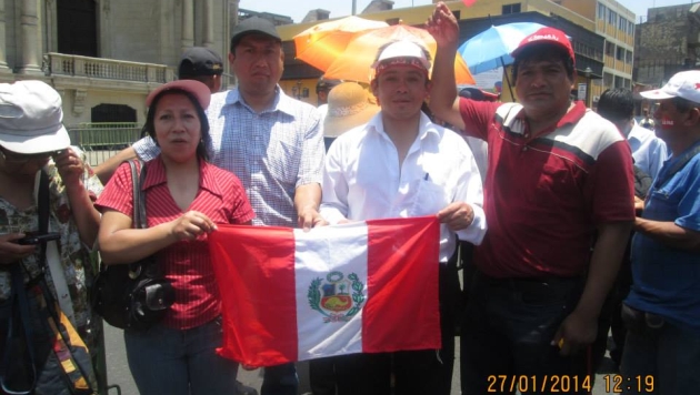 Gobernadores de región Junín hicieron proselitismo en Lima. (PNP)