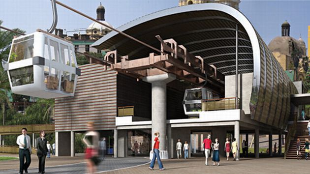 Teleférico de Lima se retrasa un año y ahora estará listo en 2015. (USI)
