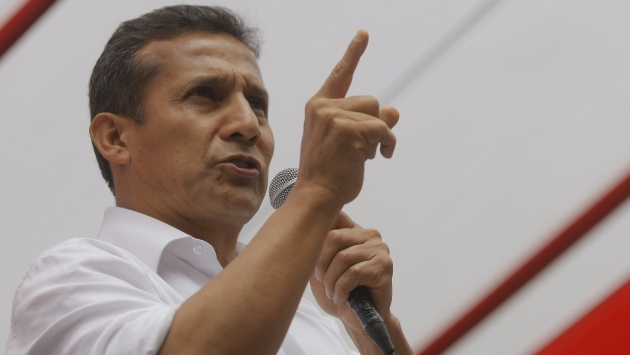 Ollanta Humala pide no usar recursos en proselitismo