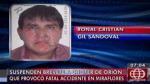 Suspenden licencia a chofer que causó accidente en Miraflores. (América TV)