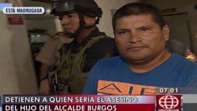 Cae principal sospechoso del asesinato del hijo de Carlos Burgos. (América TV)
