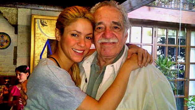 Shakira y Gabriel García Márquez eran amigos desde años atrás. (Twitter de Shakira)