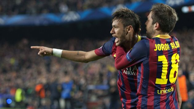 Barcelona: Neymar y Alba estarán de baja un mes por lesión. (EFE)