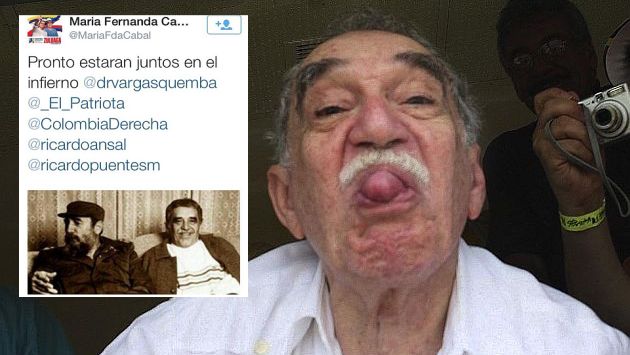 Gabriel García Márquez: Congresista lo quiere en el infierno. (Internet)