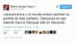Gabriel García Márquez: Personalidades lamentan muerte de ‘Gabo’ en Twitter