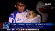 Ate: Policía rescata a perro que cayó a hoyo de 50 metros de profundidad