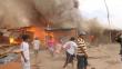 Sullana: Incendio de gran magnitud consumió alrededor de 40 casas