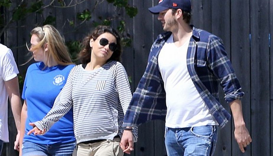 Con estas fotos se confirma el embarazo de la actriz Mila Kunis, quien espera un bebé de Ashton Kutcher.  (Splash News/Daily Mail)