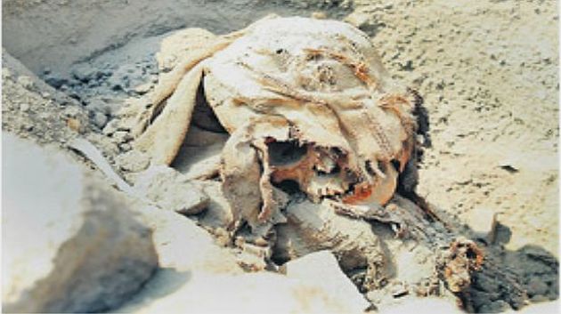 Descubren dos momias prehispánicas en cerro Cahuide (USI)