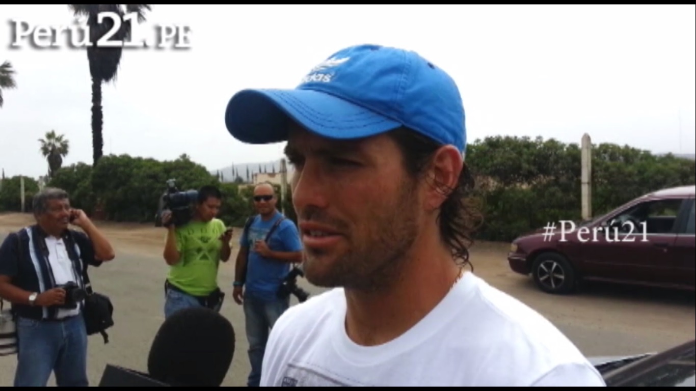 Montes declaró tras los entrenamientos de Alianza Lima. (Carlos Lara)