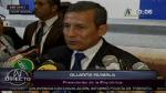Ollanta Humala habló sobre Mayorga. (Canal N)