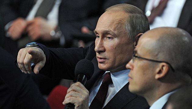 Vladimir Putin declaró en un foro en San Petersburgo sobre la prensa. (EFE)