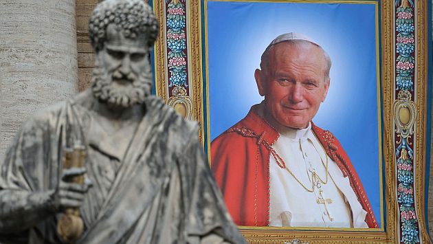 Juan Pablo II: El milagro que fue clave para su canonización. (AFP)