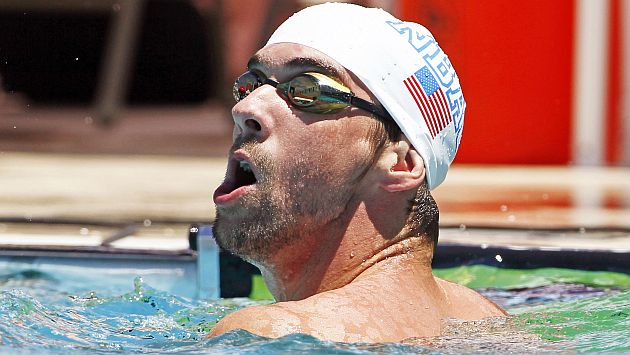 Michael Phelps vuelve a nadar pero sin gloria. (Reuters)