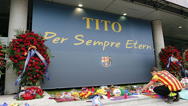 Tito Vilanova fue enterrado en su natal Girona. (Reuters)