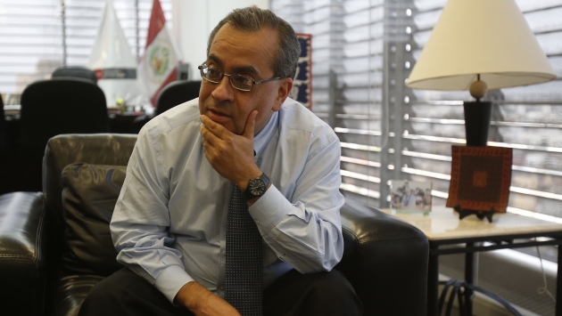 Ministro de Educación, Jaime Saavedra, habló sobre aumentos a maestros. (Martín Pauca)