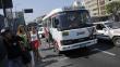 Callao suspende ruta por 30 días a buses de Orión