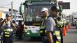 Callao: Operativo policial contra malos choferes de transporte público